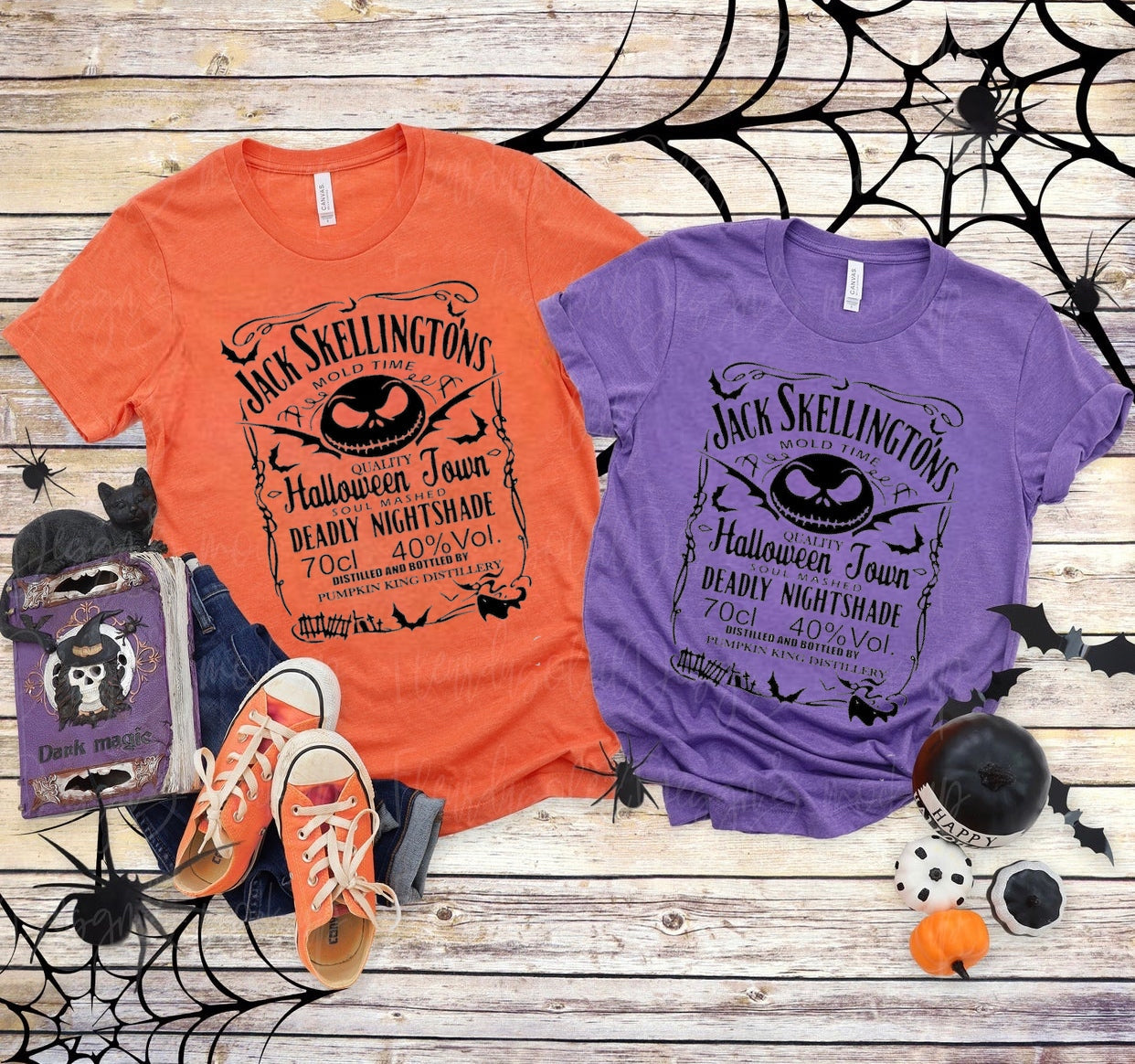 Jack Skellington - Whiskey - Black Ink