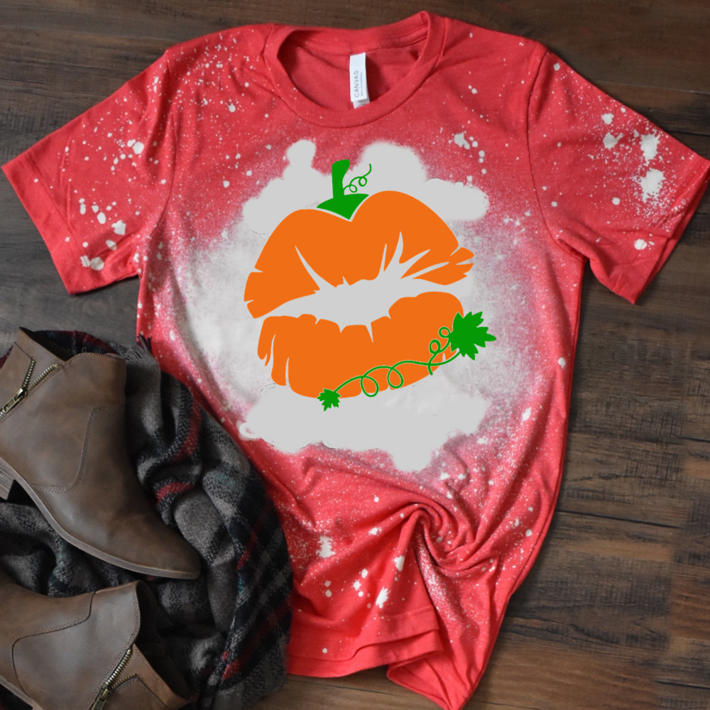 Kiss Heart Pumpkin Lips - Halloween