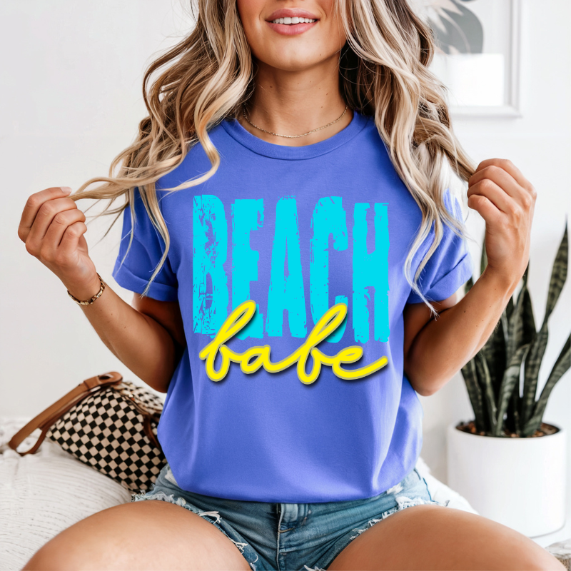 Beach Babe Neon T-Shirt | Summer Vibes