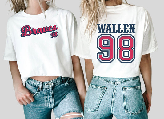 Braves 98 (Full Front) - Wallen 98 (On Back)