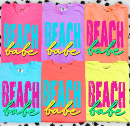 Beach Babe Neon T-Shirt | Summer Vibes
