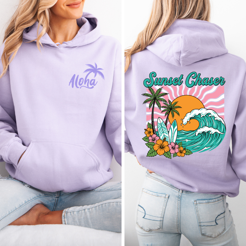 Chasing Sunsets Hoodie | Ultra-soft  Summer Hoodie