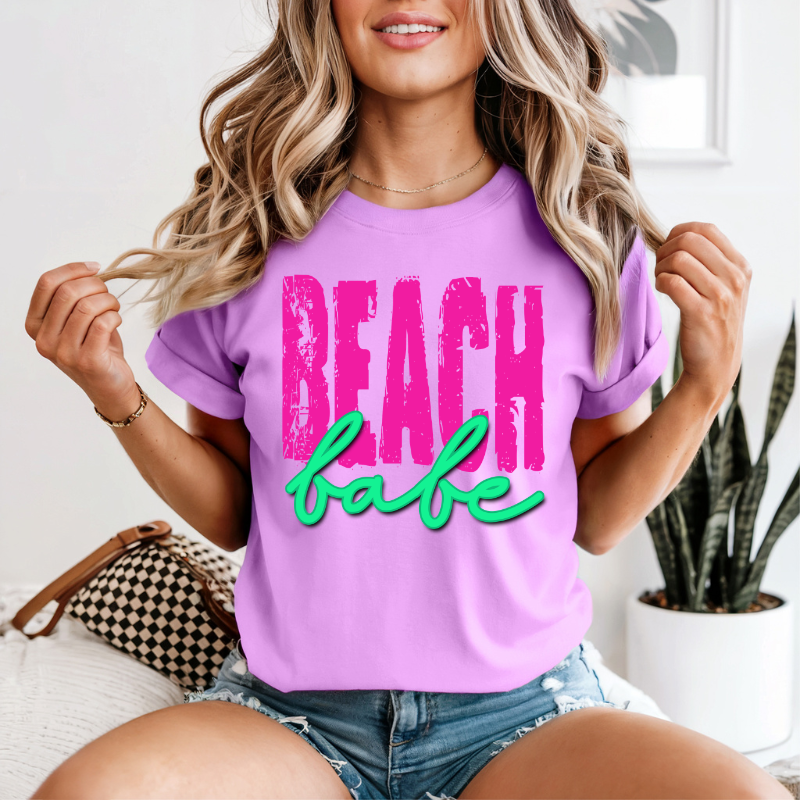 Beach Babe Neon T-Shirt | Summer Vibes