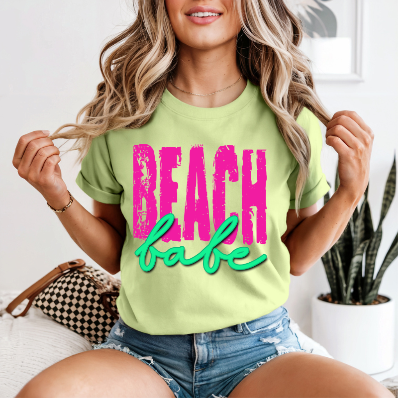 Beach Babe Neon T-Shirt | Summer Vibes