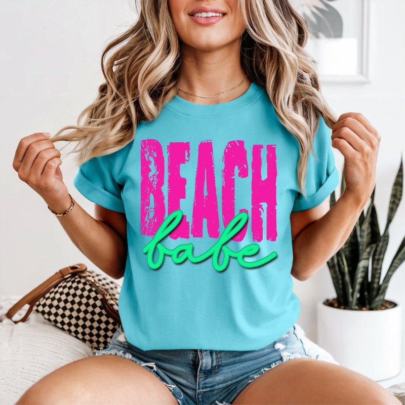 Beach Babe Neon T-Shirt | Summer Vibes