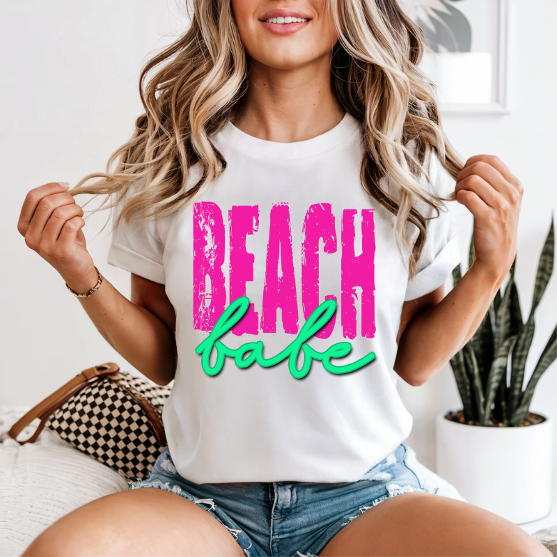 Beach Babe Neon T-Shirt | Summer Vibes