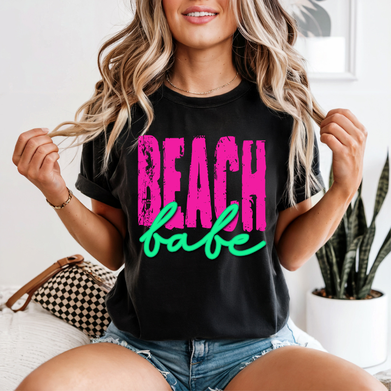 Beach Babe Neon T-Shirt | Summer Vibes