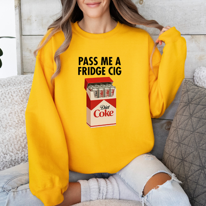 Diet Coke " Fridge Cig" funny Crewneck sweatshirt