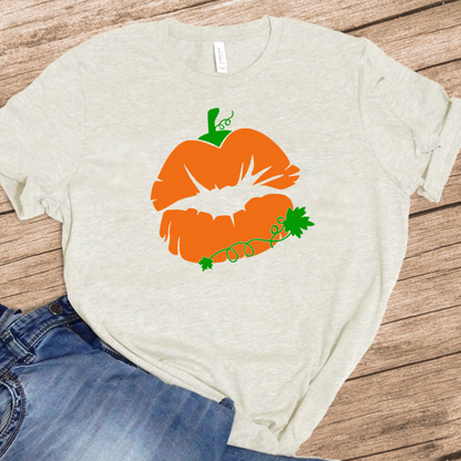 Kiss Heart Pumpkin Lips - Halloween