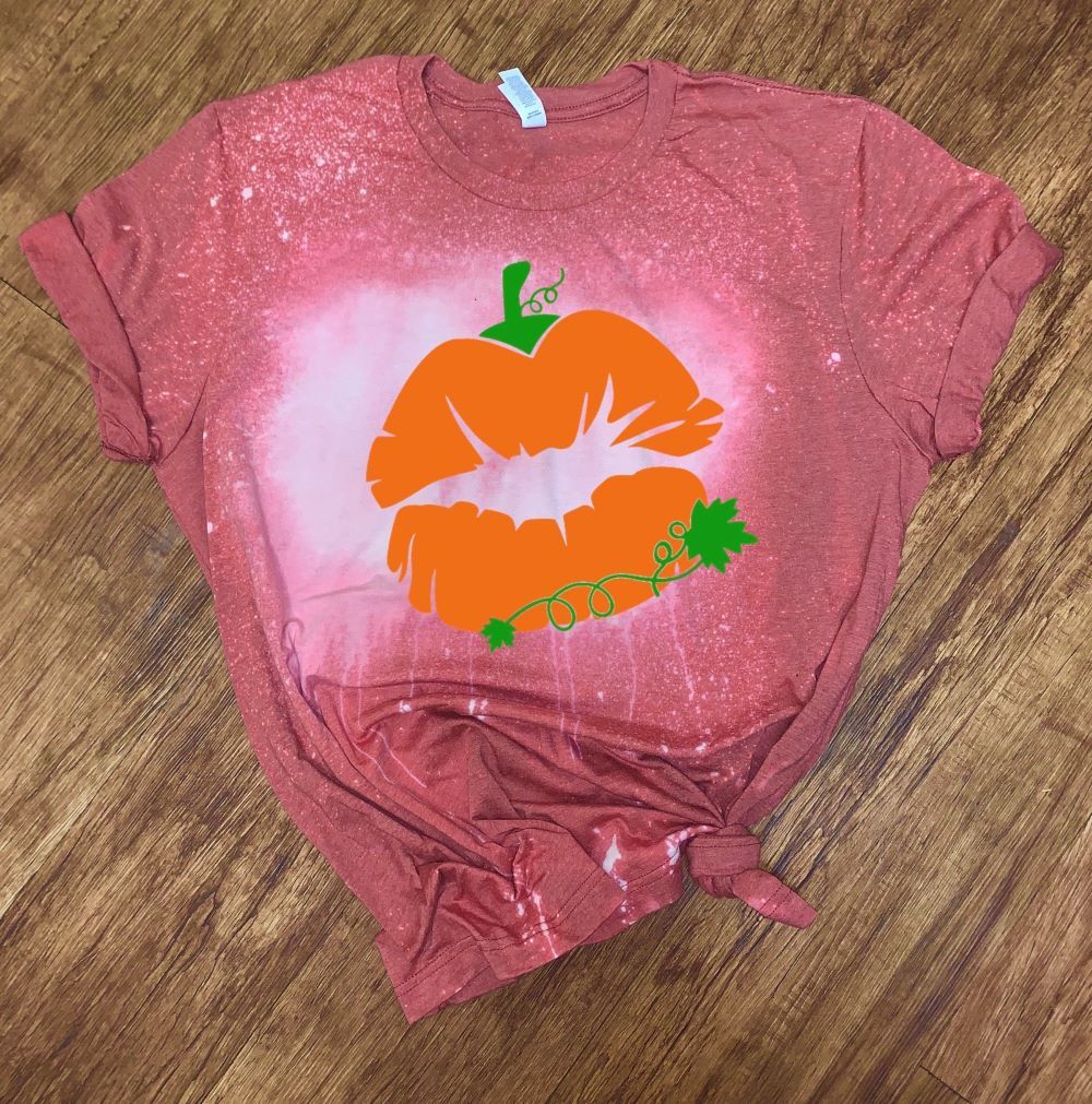 Kiss Heart Pumpkin Lips - Halloween