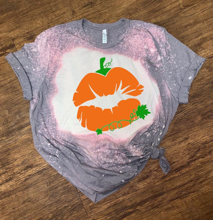 Kiss Heart Pumpkin Lips - Halloween