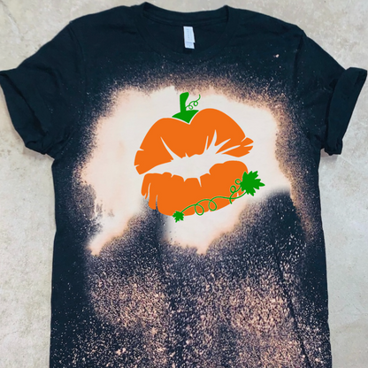 Kiss Heart Pumpkin Lips - Halloween