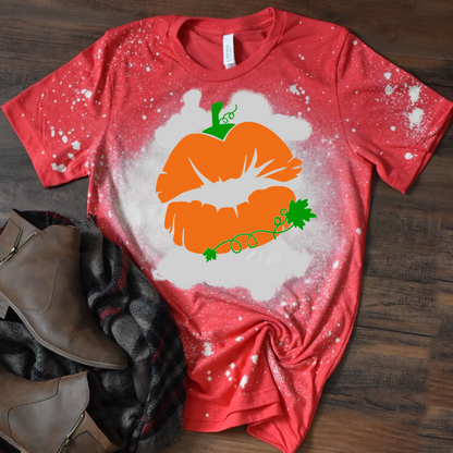 Kiss Heart Pumpkin Lips - Halloween