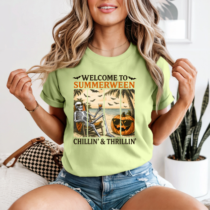 Keep it spooky with a Summerween T-shirt, summer spooky vibes