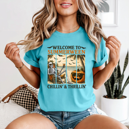 Keep it spooky with a Summerween T-shirt, summer spooky vibes