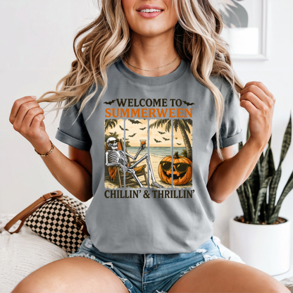 Keep it spooky with a Summerween T-shirt, summer spooky vibes